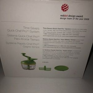 NWOT Tupperware Quick Chef Pro
